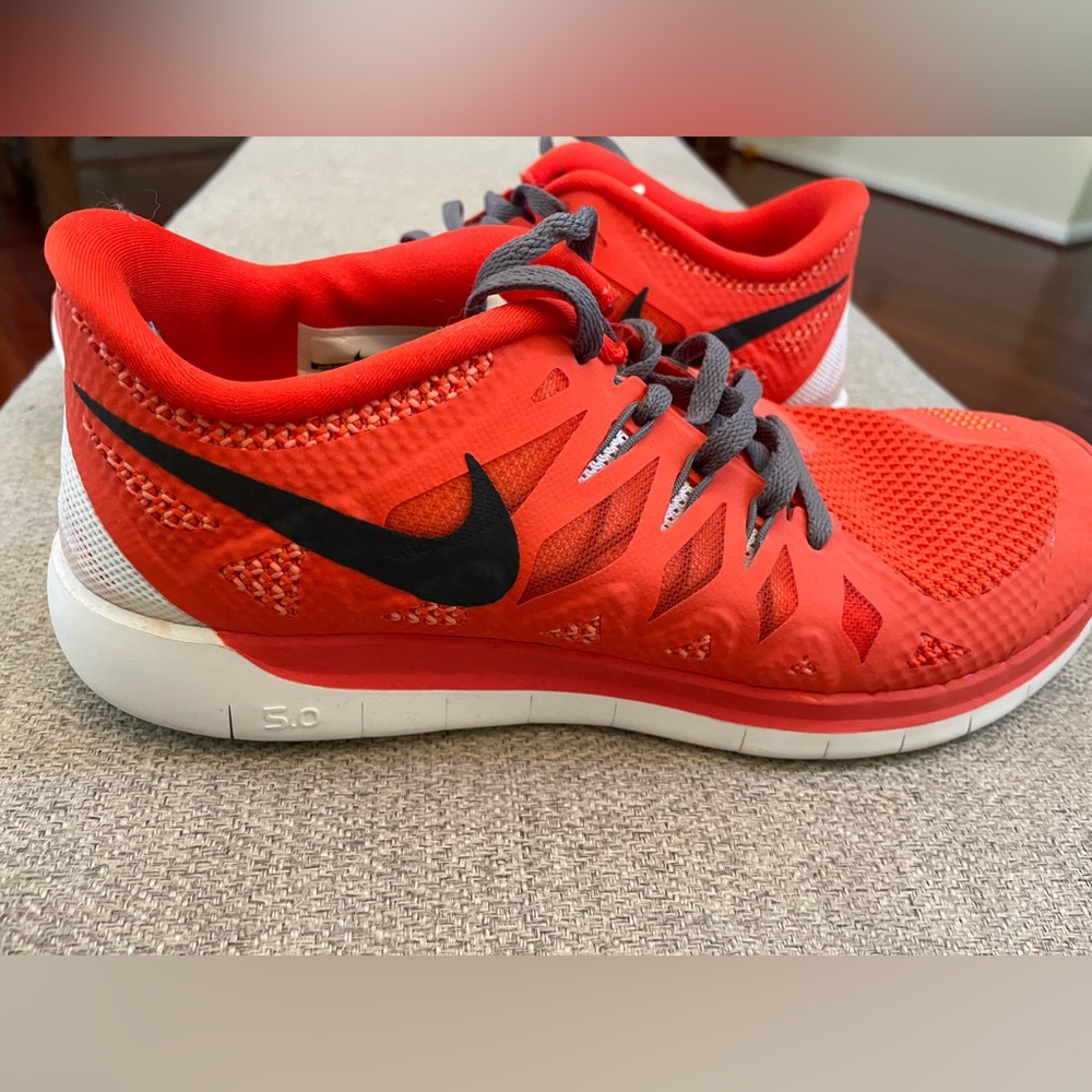 Nike Free 5.0, orange running shoes